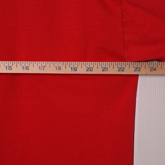 VINTAGE New England Patriots: Pat Patriot USED Shirt (XL, Red, Single Stitch) - Picture 5 of 9